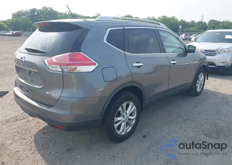 2015 Nissan Rogue Sv из США, поврежденный, VIN KNMAT2MV8FP567490